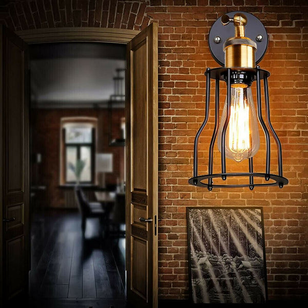 Artistic Industrial Cage Pendant Light as a Statement Piece