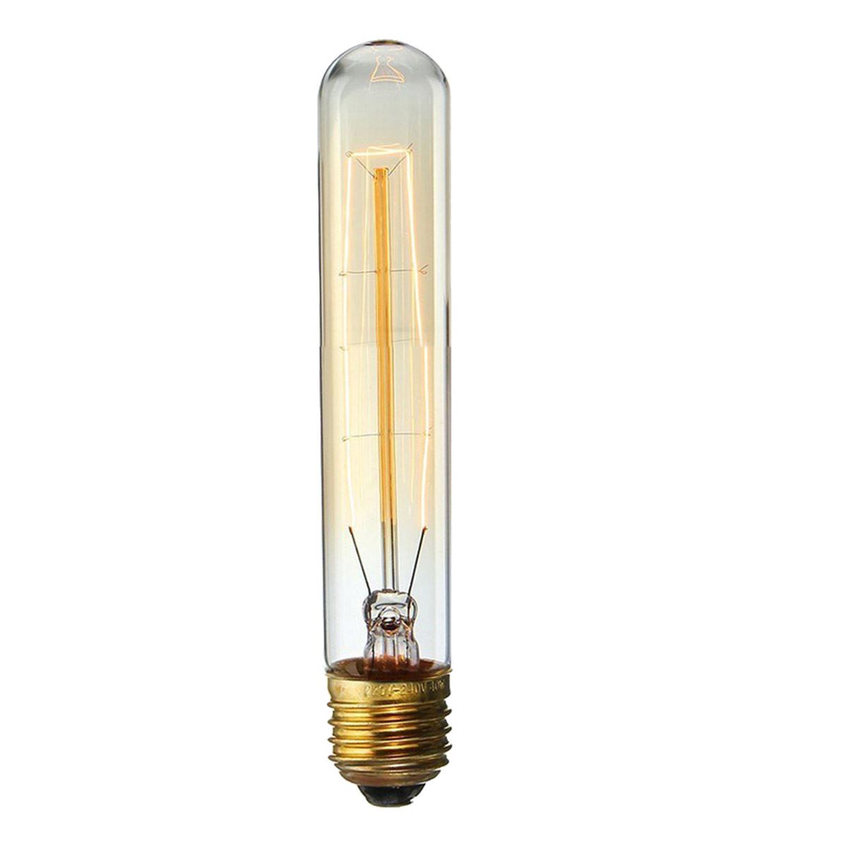 Dimmable B22 E27 Vintage Charm Filament Incandescent Tall Edison Bulb