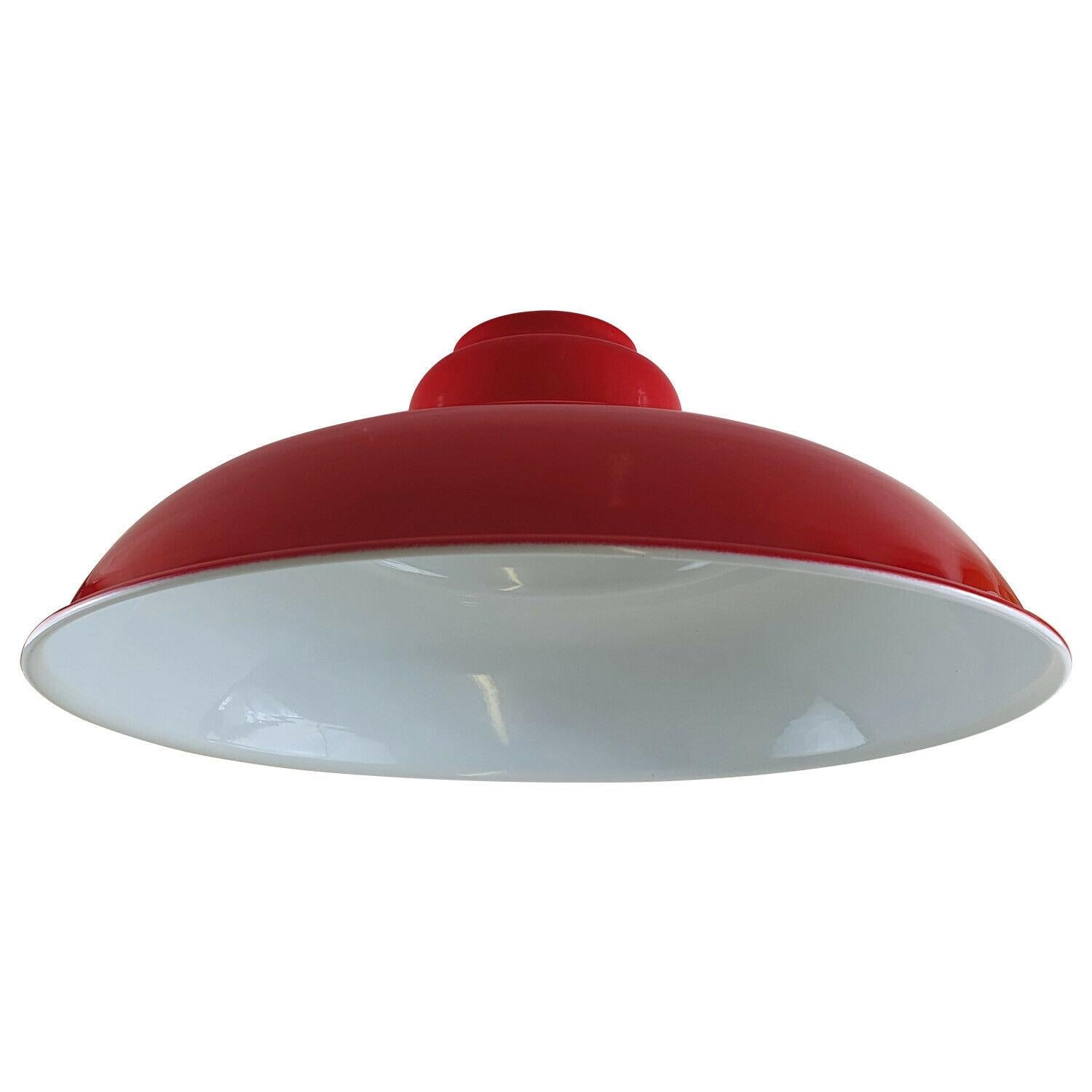 320mm Wide Curvy Pendant Industrial Style Gloss Modern Metal Indoor Light Lampshade~1385 - LEDSone UK Ltd