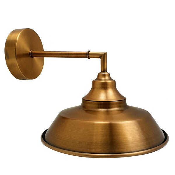 Antique Brass Wall Light ~2047 – Yellow Brass / No