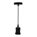 Pendant Light Fitting Ceiling Rose E27 Suspension Black~2380