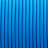 1m/5m/10m 2-aderige ronde vintage gevlochten stoffen blauwe kabel flex 0,75 mm~3222