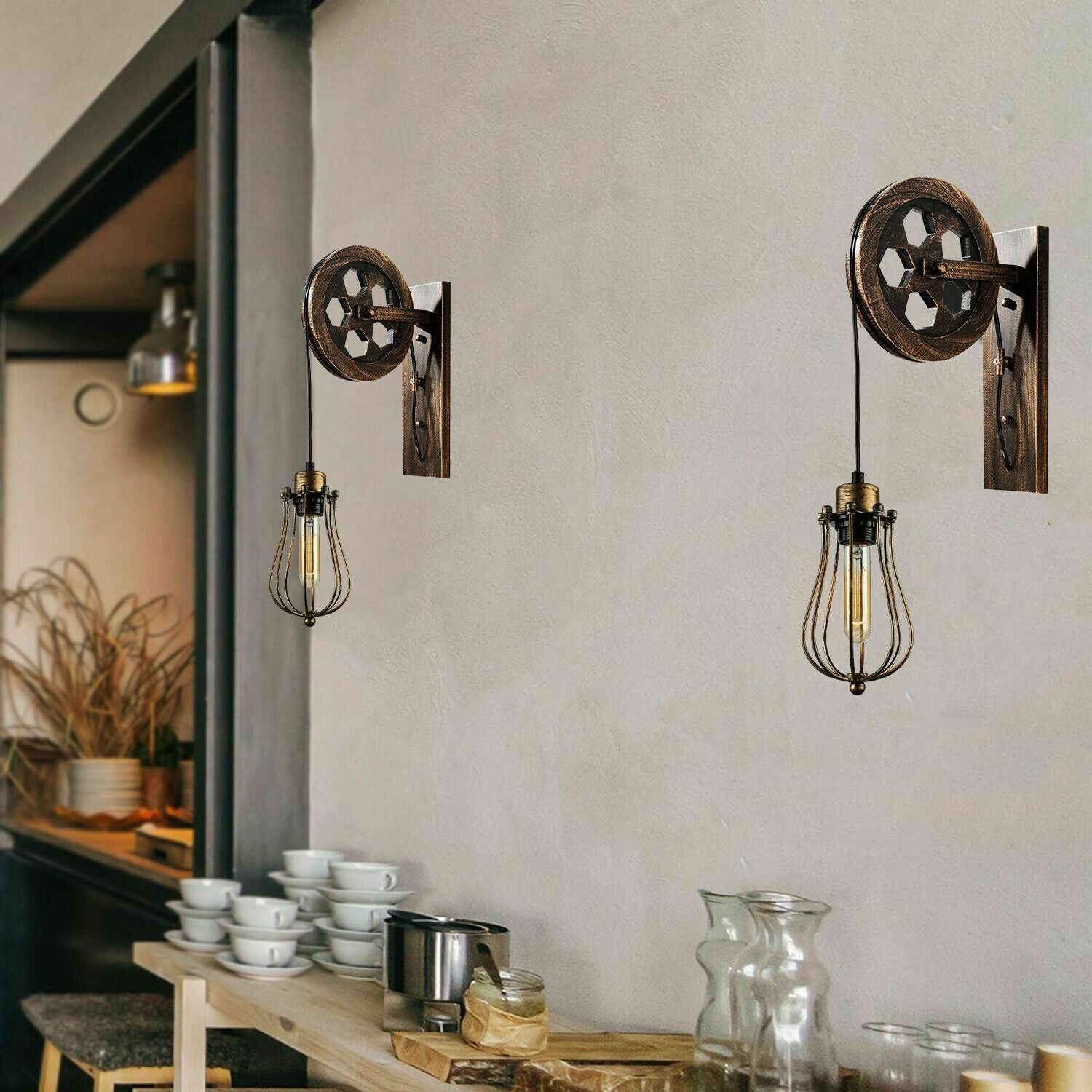 brass wall lights