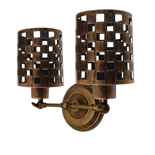 Modern Retro Brushed Copper Vintage Industrial Wall Mounted Lights Rustic Sconce Lamps Fixture~2279 - LEDSone UK Ltd