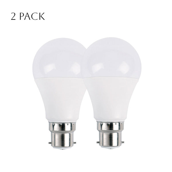 LED GLS 9W B22 Light Bulbs Cool White Energy Saving ~4154 – 2 PACK