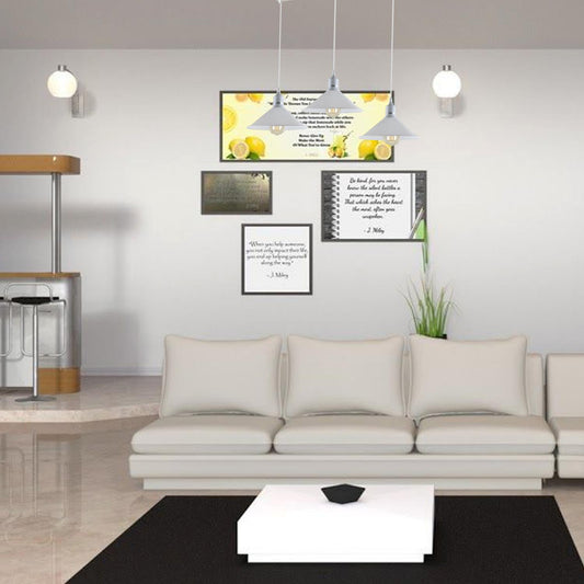 Retro Industrial 3way Hanging Ceiling Pendant Light Metal Cone Shade Indoor Lighting~1003 - LEDSone UK Ltd
