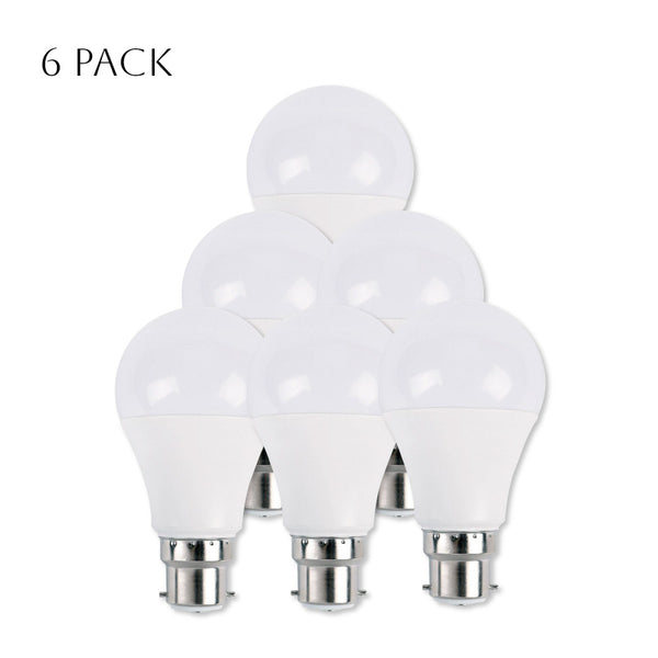 LED GLS 9W B22 Light Bulbs Cool White Energy Saving ~4154 – 6 PACK