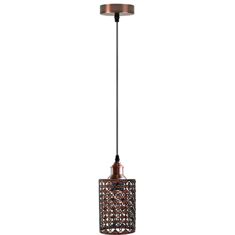 Modern Metal Cage Ceiling Lamp Shade Pendant Light with 95cm Adjustable Cable~1308