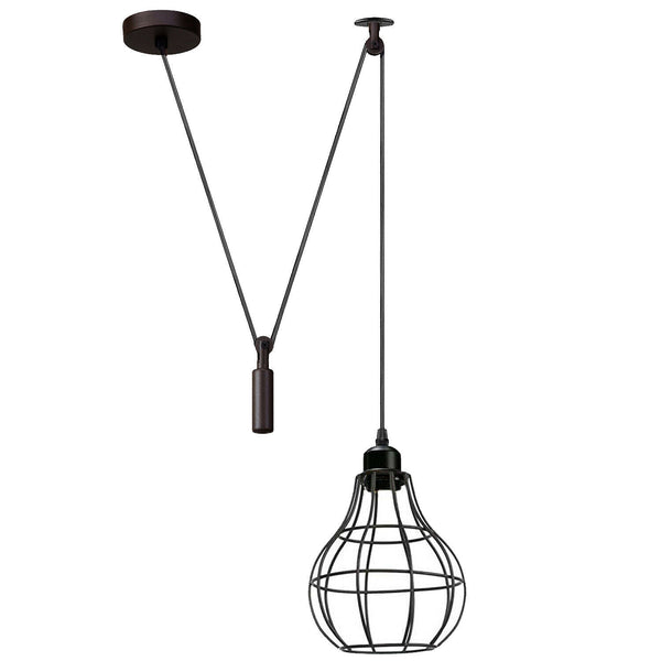 Metalen plafondlamp, hangende spin, retro industriële hanglamp~3679 – Nee