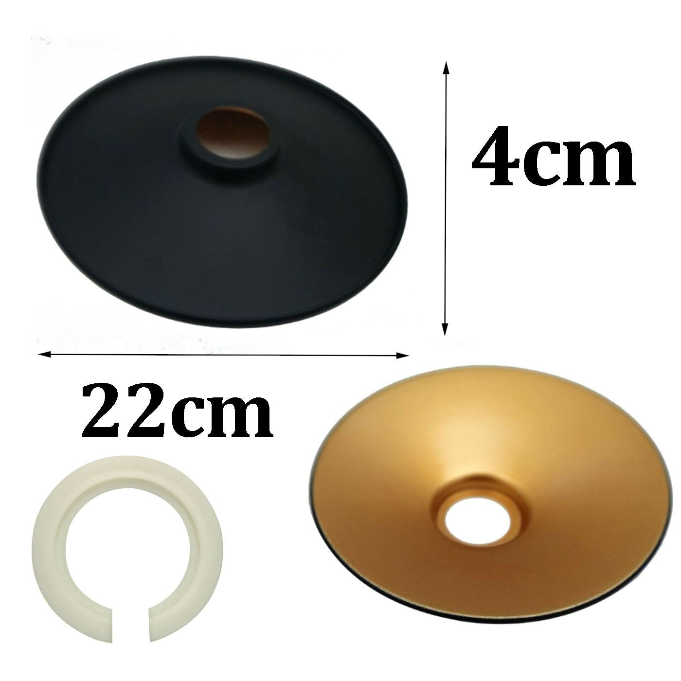 40mm Height Flat Easy Fit Lampshade Lighting~1395 - LEDSone UK Ltd