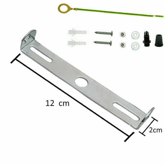 Ceiling Rose Light Fixing 120mm Bracket Strap Brace Plate With Accessories~2395 - LEDSone UK Ltd