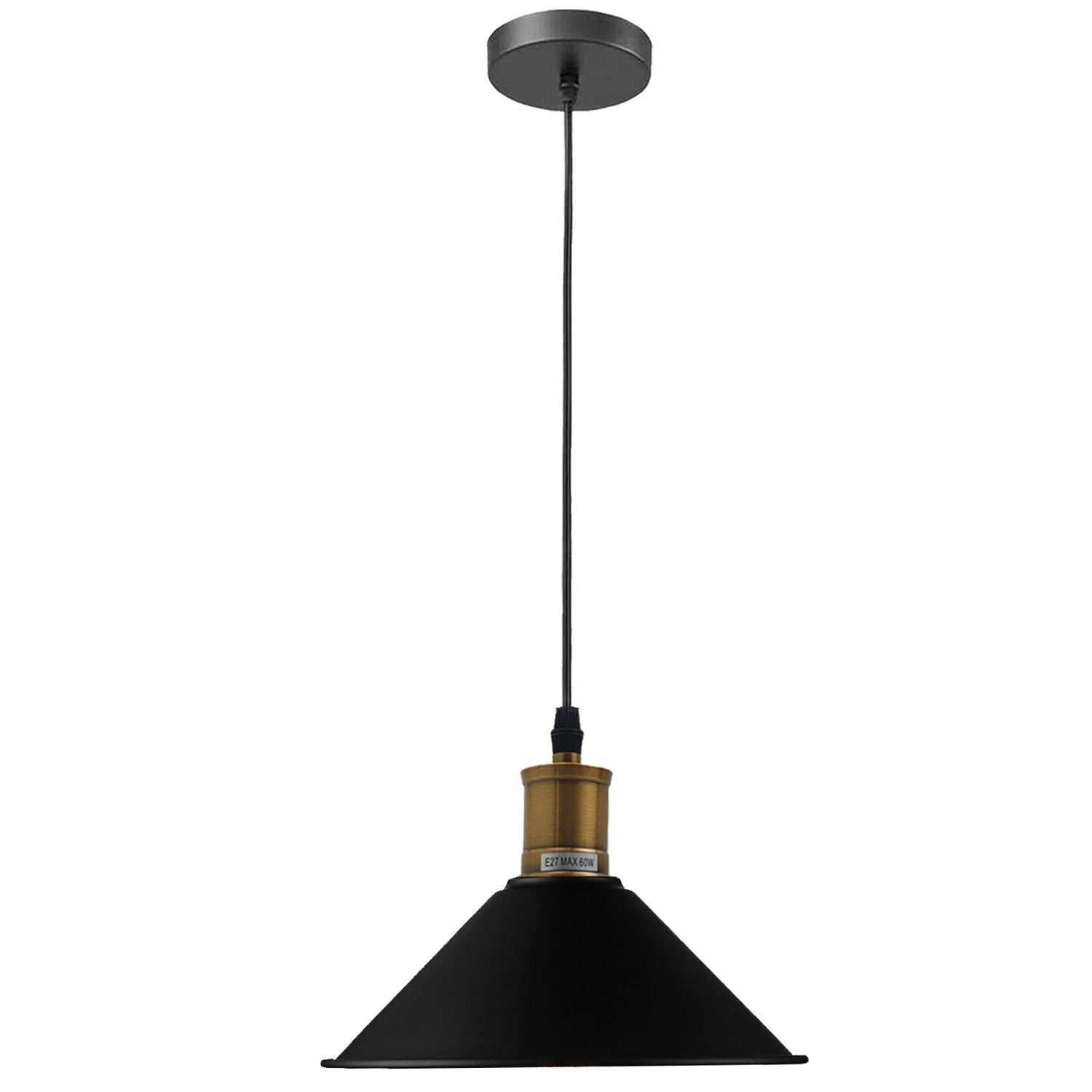 Vintage Industrial Ceiling Pendant Light Retro Loft Style Metal Shade Lamp~1420 - LEDSone UK Ltd