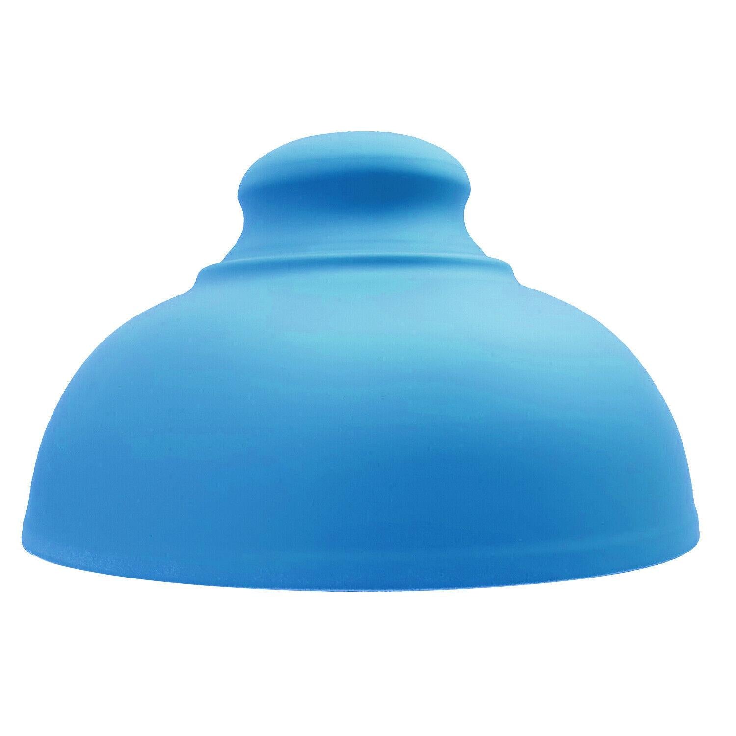 Easy fit light blue lampshade