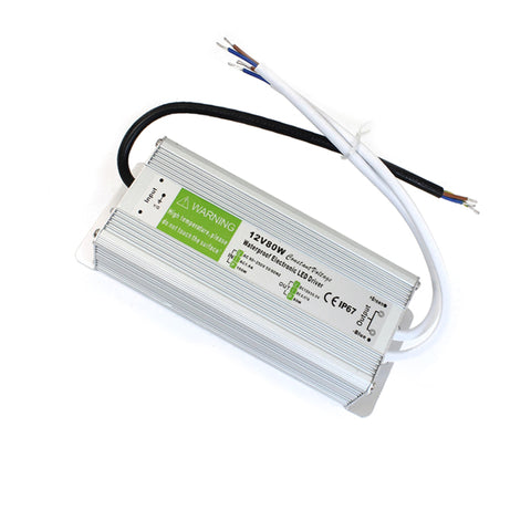 IP67 Waterproof DC 12V 80W LED Driver LED Power Supply Transformer ~ 3374