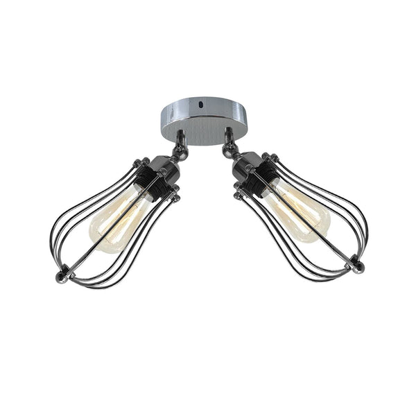 Semi-flush plafondlampen zwart goud binnen ~1177 – Met lamp