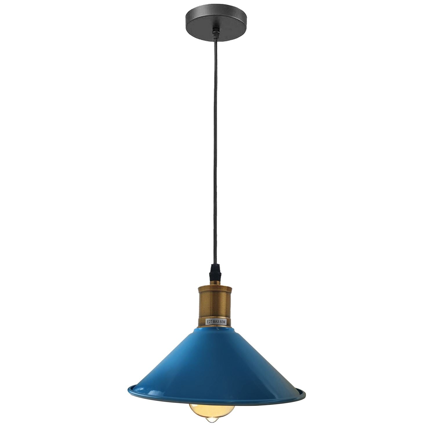 Vintage Industrial Ceiling Pendant Light Retro Loft Style Metal Shade Lamp~1420 - LEDSone UK Ltd