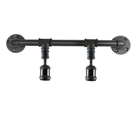 Vintage industriële pijplamp, rustieke wandlamp, steampunk metalen wandlamp, kits~1243