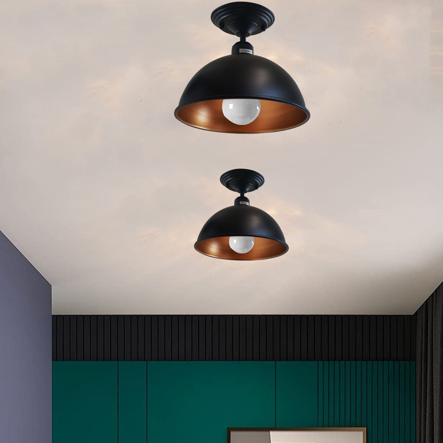 Vintage Pendant Ceiling Shade Industrial Chandelier Light Retro Lamp UK~1350 - LEDSone UK Ltd