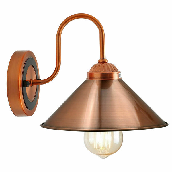 Modern E27 Solid Copper Metal Wall Light Lamp Sconce Light Fixture~1287 – With Bulb