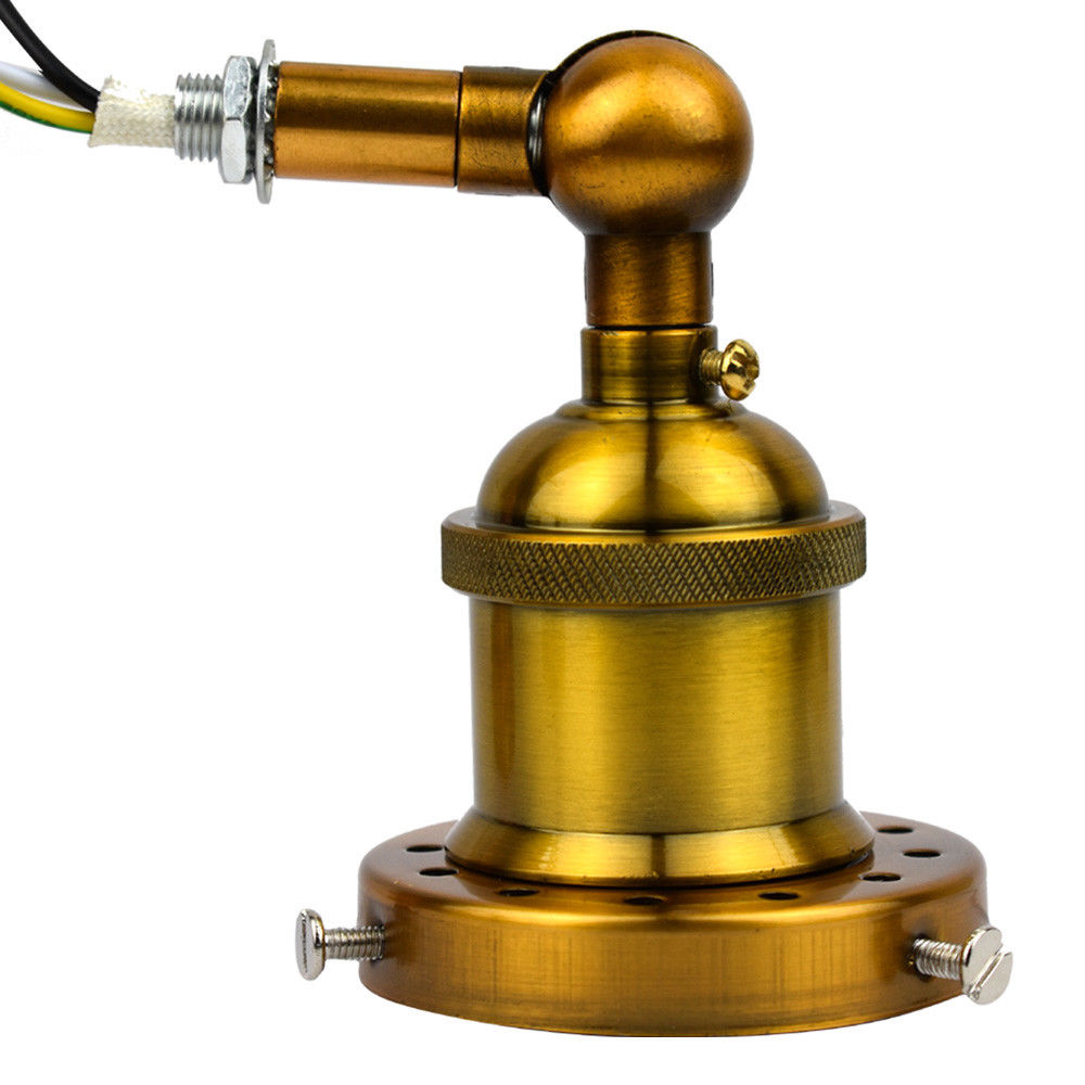 Vintage E27 Industrial Edison Wall Sconce Loft Retro Lamp Light Holder Set~2338 - LEDSone UK Ltd