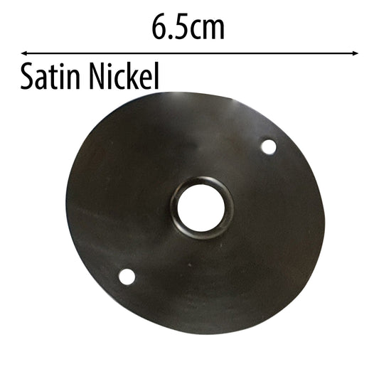 6.5cm Satin Nickel Color Front Fitting Ceiling Plate~3426 - LEDSone UK Ltd