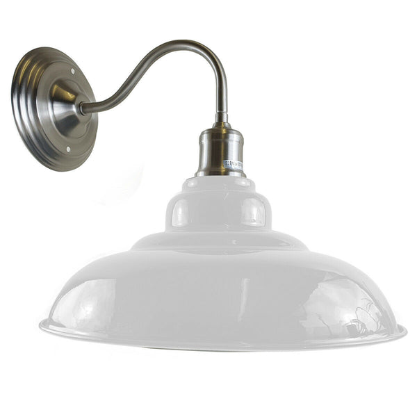 Modern Industrial Wall Lights Sleek Metal Design ~1658 – White