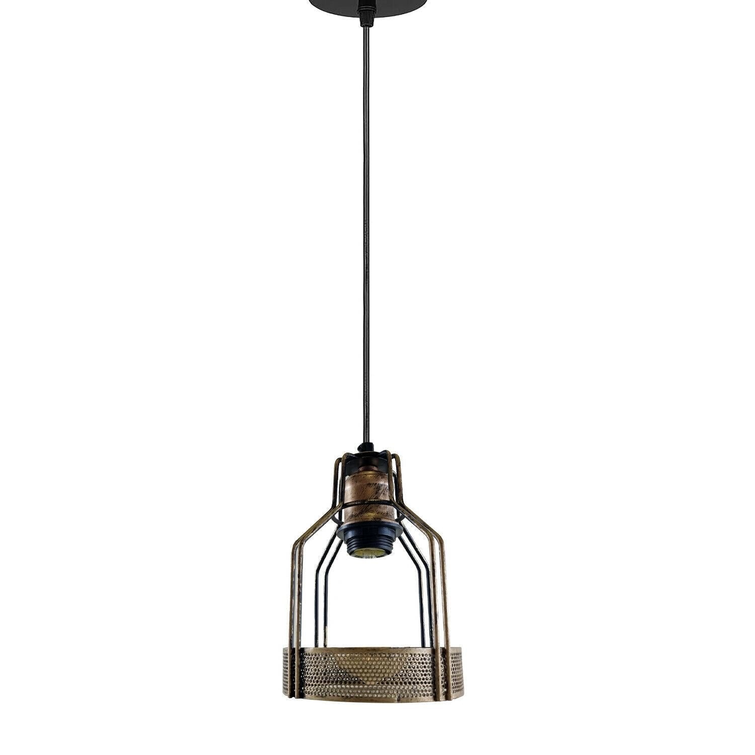 Vintage Retro Industrial Ceiling Pendant Living Room Kitchen Indoor Hanging Lamp Bird Cage Lighting~1202 - LEDSone UK Ltd