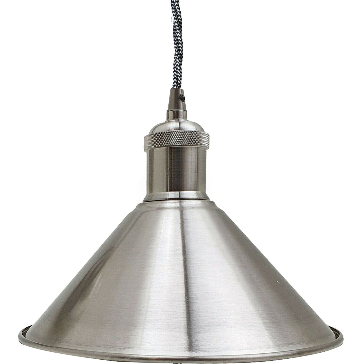 Modern Industrial Metal Loft Style Lampshade Lamp Pendant Light With Connector~1027 - LEDSone UK Ltd