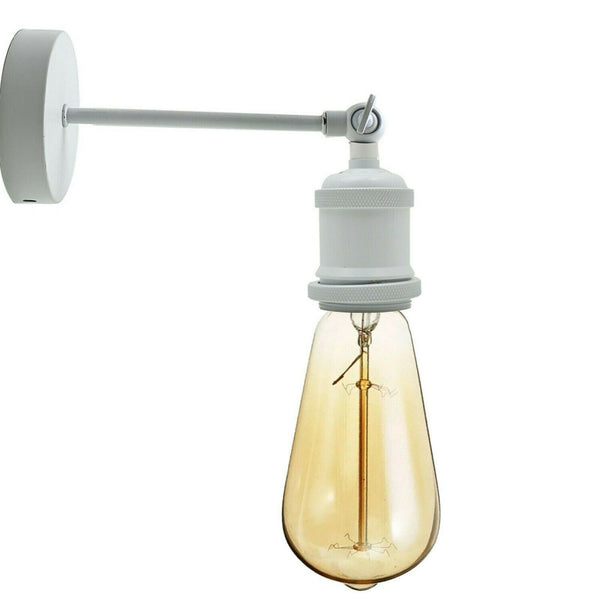 Antique Wall Sconces Industrial Adjustable Wall Lamp  ~2246 – White / Yes