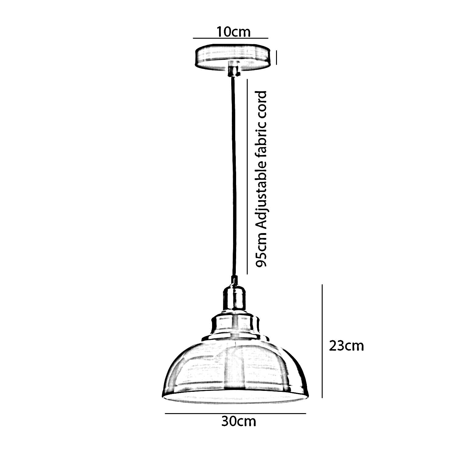 Vintage Industrial Modern Ceiling Pendant Light Loft Ceiling Lampshade UK NEW Style~2096 - LEDSone UK Ltd