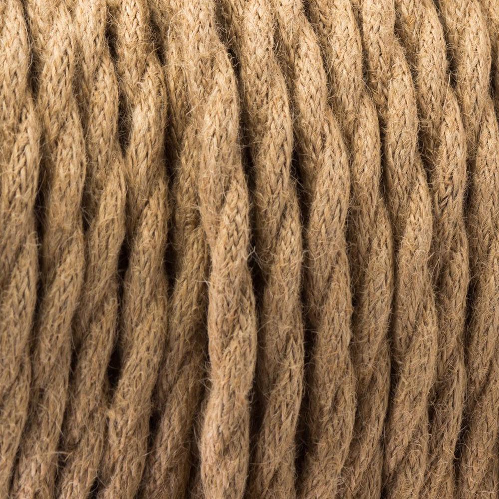2-core-twisted-electric-cable-hemp-color-fabric-0-75mm