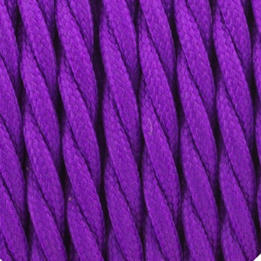 3-core-twisted-electric-cable-purple-color-fabric-0-75mm