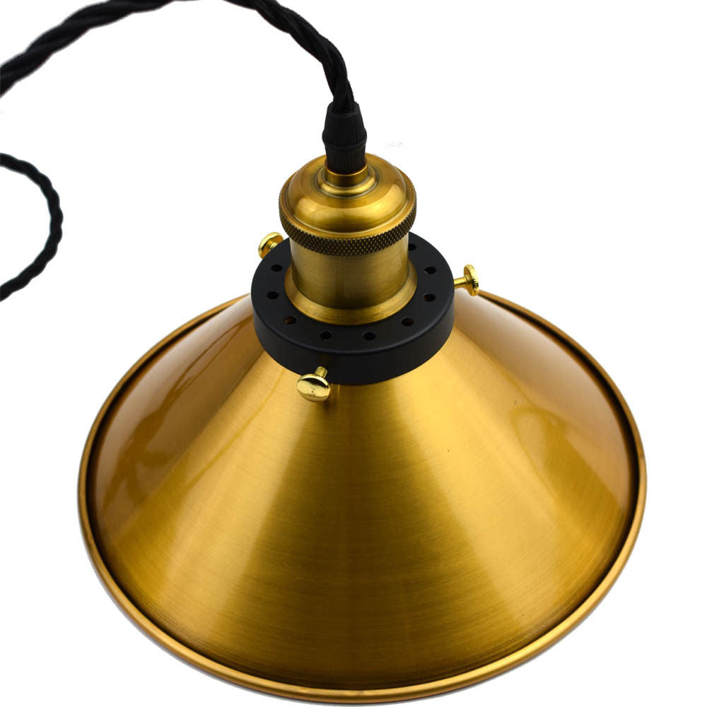 Yellow Brass-Colour-Lampshades