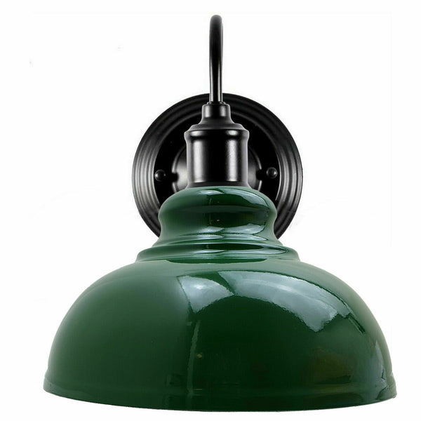 Industrial Indoor Wall Lights Easy Fit Max 60W~2016 – Green