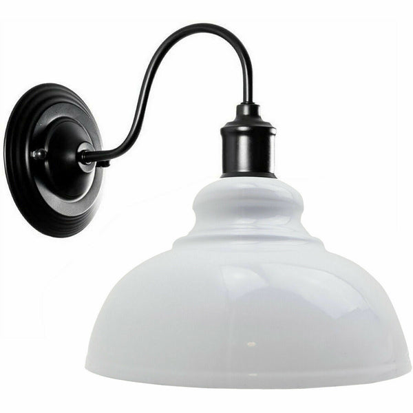 Industrial Indoor Wall Lights Easy Fit Max 60W~2016 – White