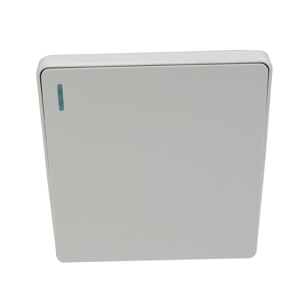 1/2/3 Gang Wall Switch Screw less Brushed Gold Light Switch~3616 – White 1 Gang