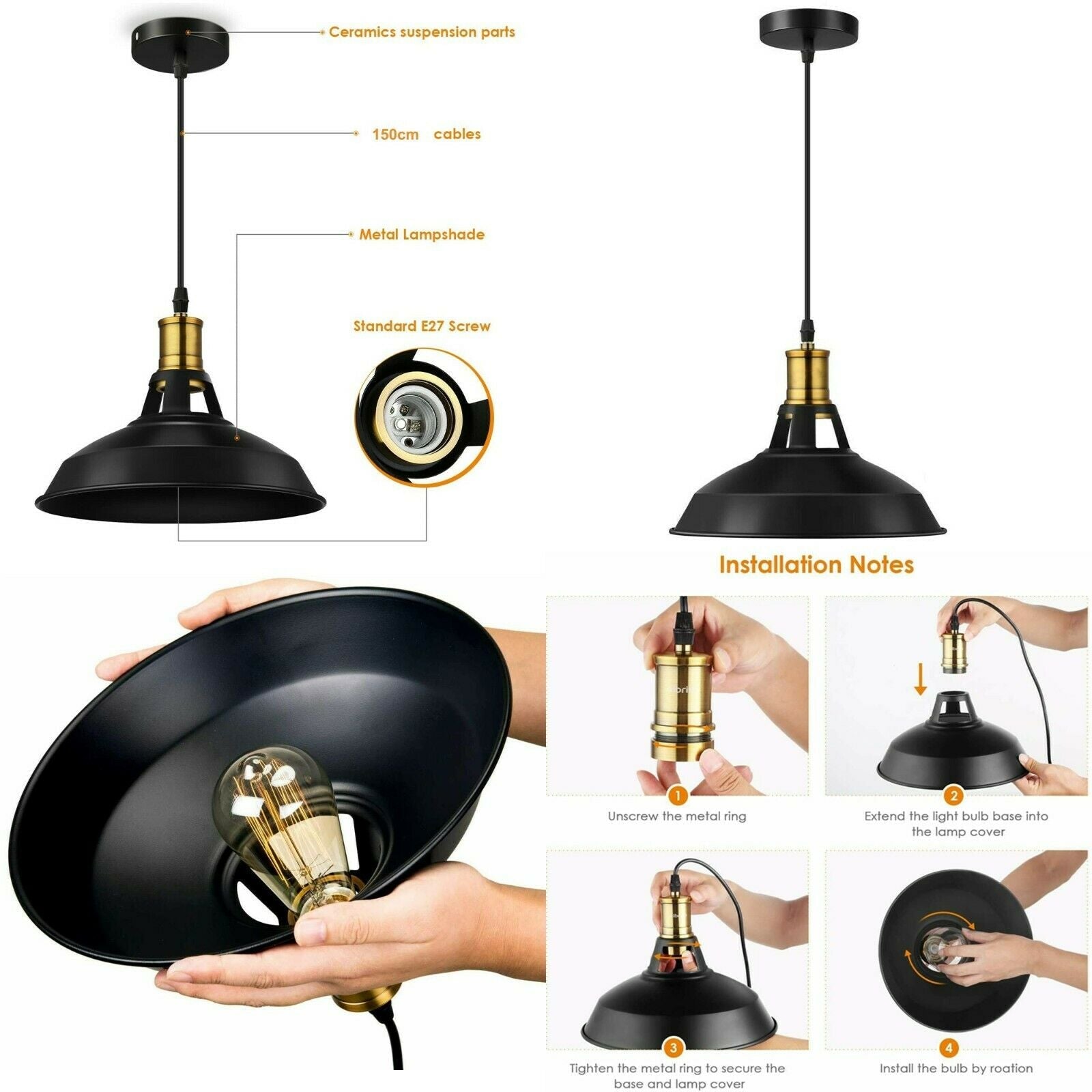LEDSone Plafondlamp Hangende lampenkap Vintage Grote Spider Hanglamp Lamp 8 Hoofden Clusters van Hangende Kegelvormige Kappen Plafond Gevlochten Hanglamp (Geborsteld Messing Geborsteld Koper LEDSone Plafondlamp Hangende lampenkap Vintage Grote Spider Hanglamp Lamp 8 Hoofden Clusters van Hangende Kegelvormige Kappen Plafond Gevlochten Hanglamp (Geborsteld Messing Geborsteld Koper