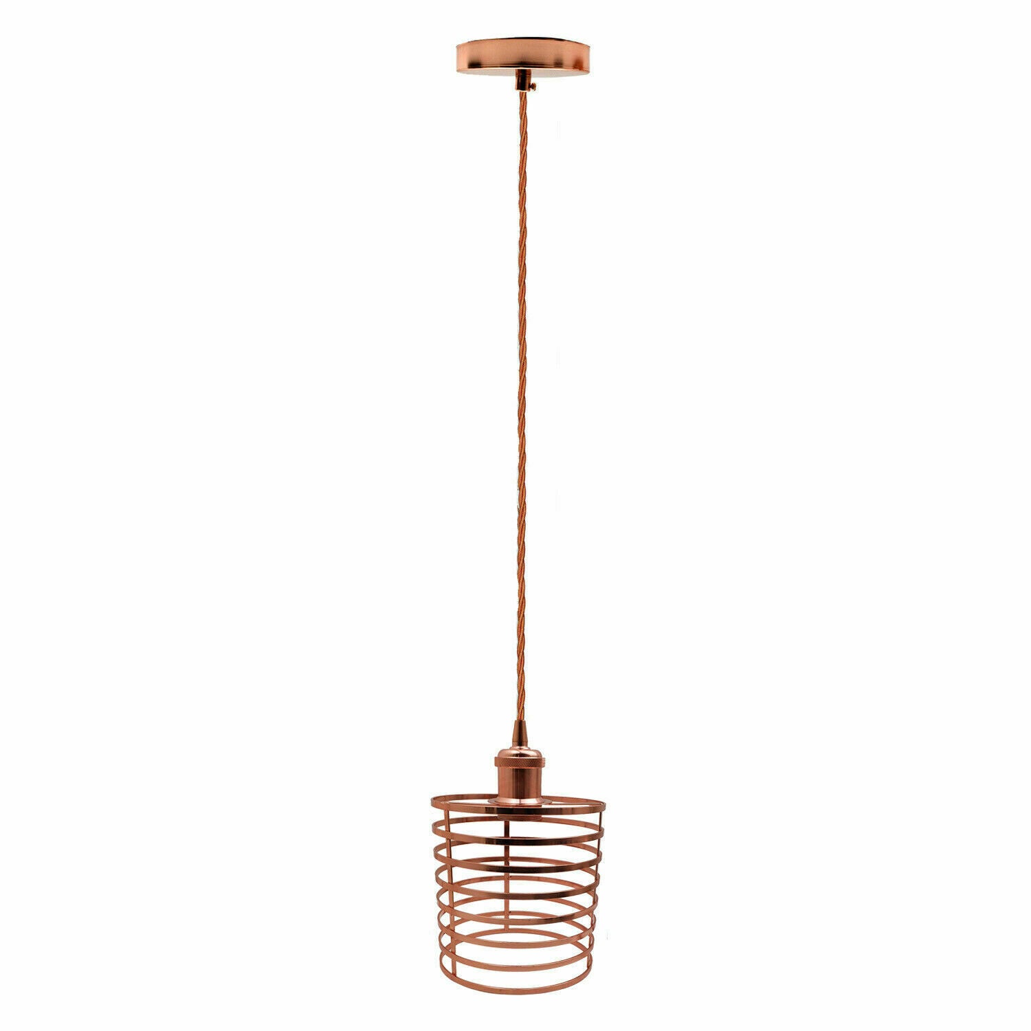 Pendant light Modern chandelier style ceiling lampshade metal rose gold~2130 - LEDSone UK Ltd