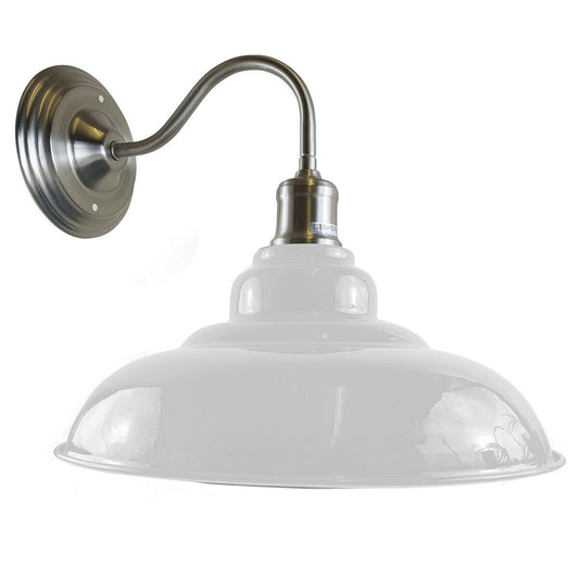 White colour Modern Industrial Indoor Wall Light Fitting Painted Metal Lounge Lamp~1664 - LEDSone UK Ltd