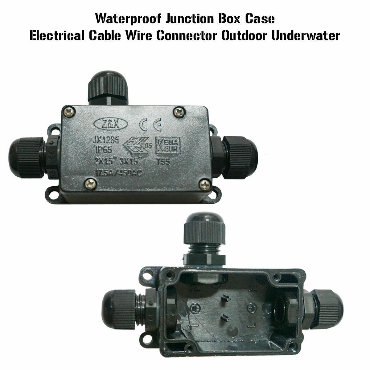 Underground Waterproof Junction Box Cable Protection Connectors IP66