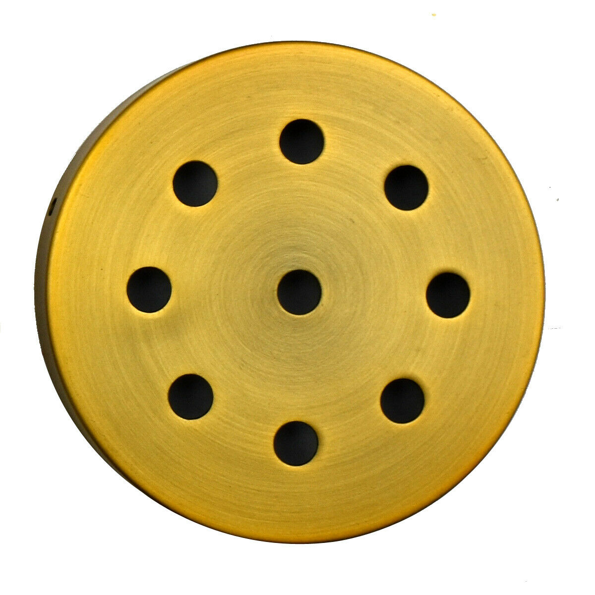 Multi Outlet Yellow Brass Metal Ceiling Rose 120x25mm~1460 - LEDSone UK Ltd