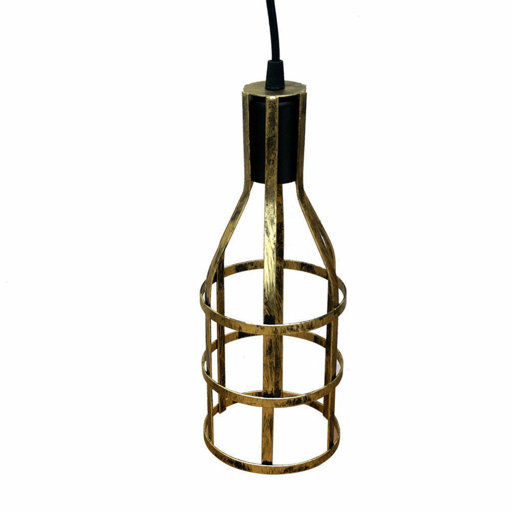 Vintage Wire Cage Industrial Retro Hanging Pendant Lamp Kitchen Ceiling Lighting~2127 - LEDSone UK Ltd