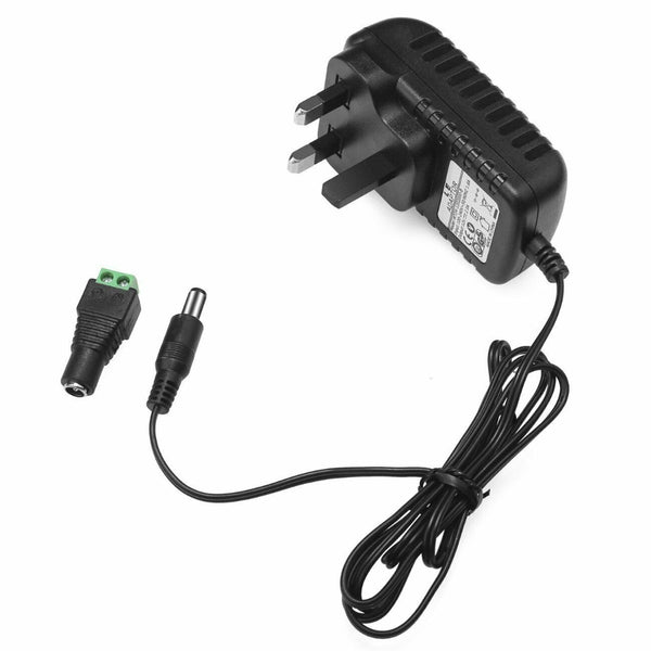 12V 2A CCTV Power Adapter with 1 |2|4|6|8 Universal AC to DC Replacement ~2365 – 12V 2A  Adapter + 1 Way Splitter Cable