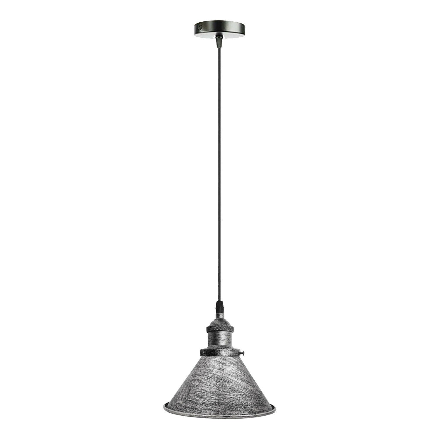New Style Vintage Industrial Retro Loft Metal Ceiling E27 Lamp Shade Pendant Light~2204 - LEDSone UK Ltd