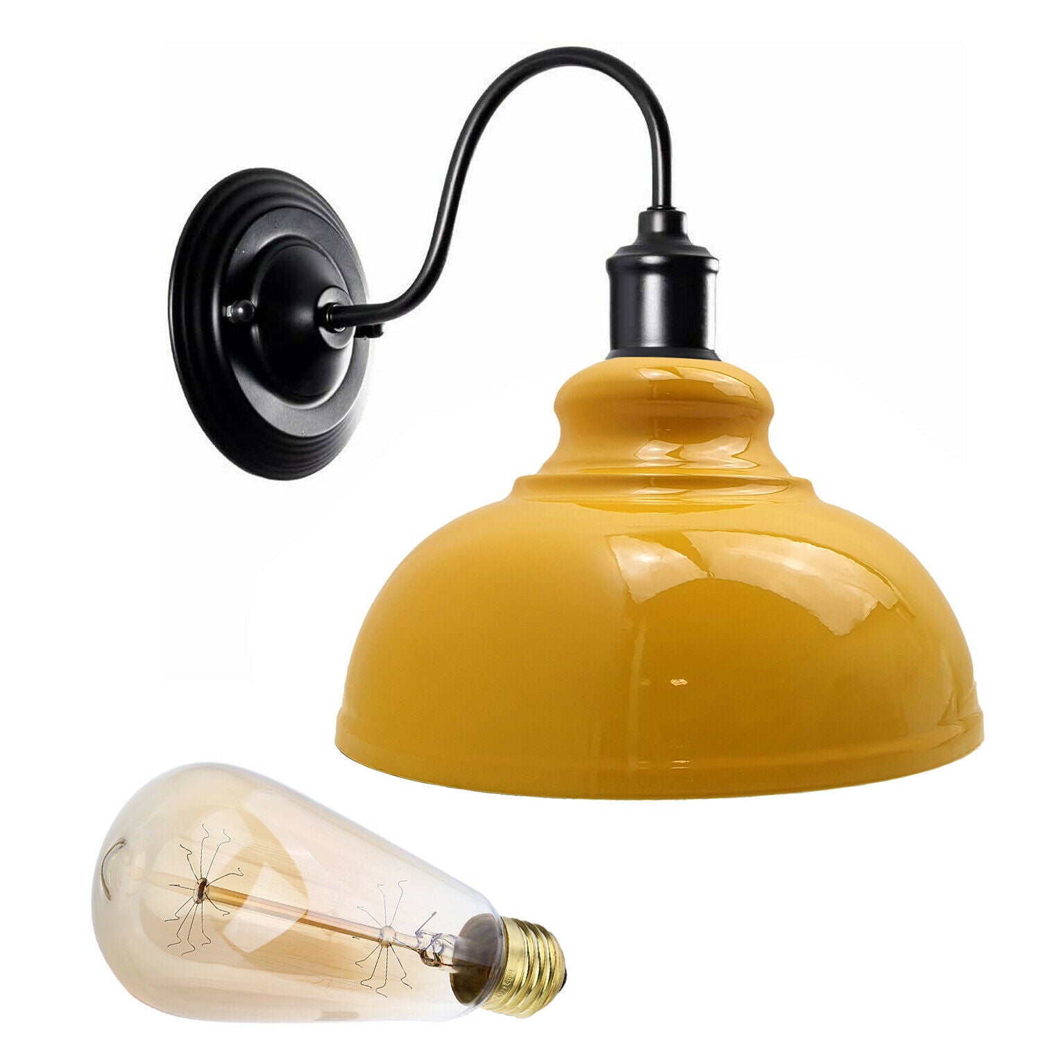 Vintage Industrial Wall Mounted Light Multi colour Sconce Lamp Fixture Wall Lamp~2060 - LEDSone UK Ltd