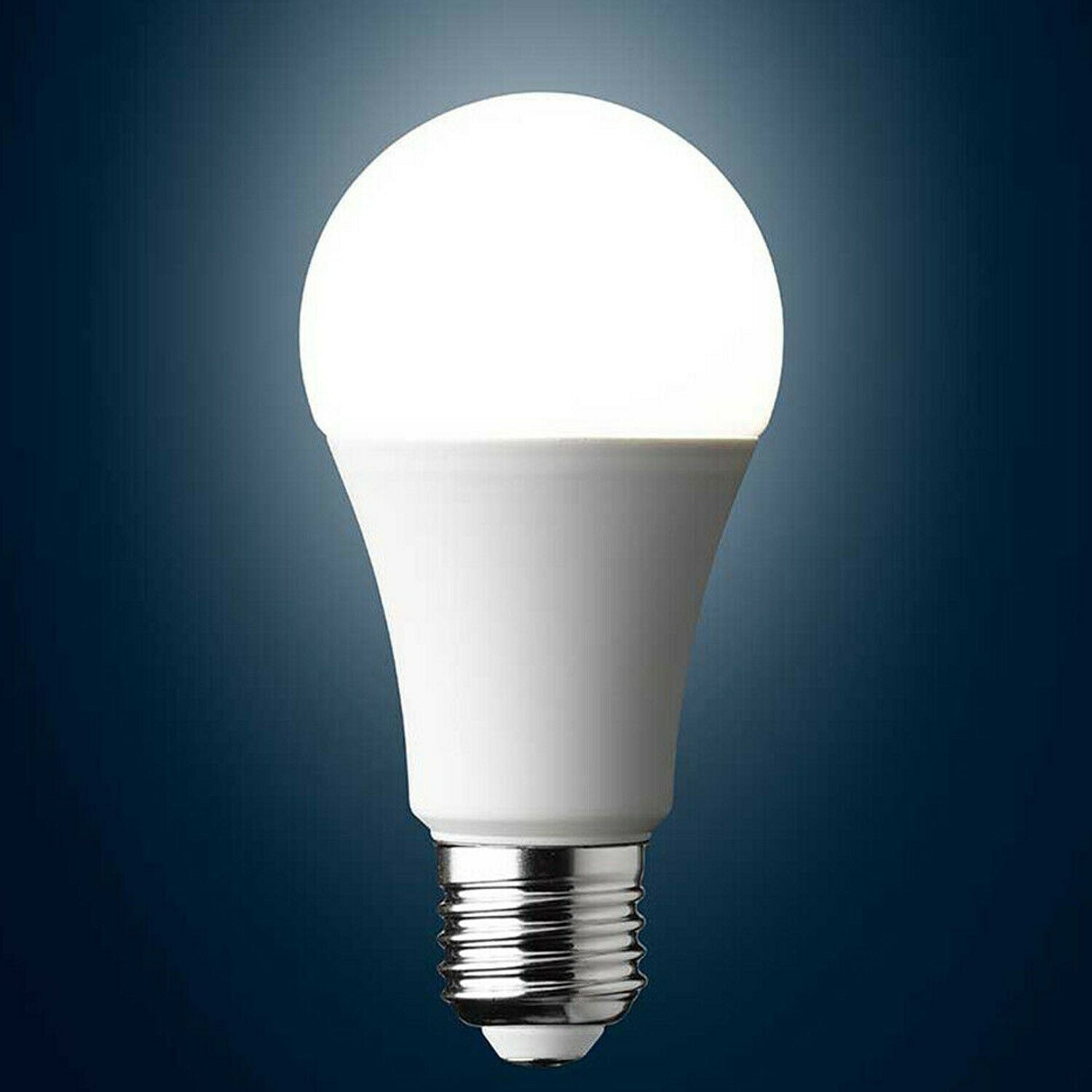 5 Pack A60 E27 Bulb Standard Base LED Light Bulbs 6000K Daylight White~