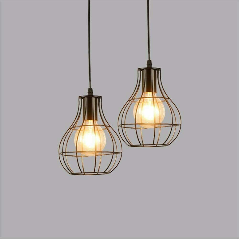New Modern Vintage Industrial Retro Loft Metal Ceiling Lamp Shade Pendant Light~2248 - LEDSone UK Ltd