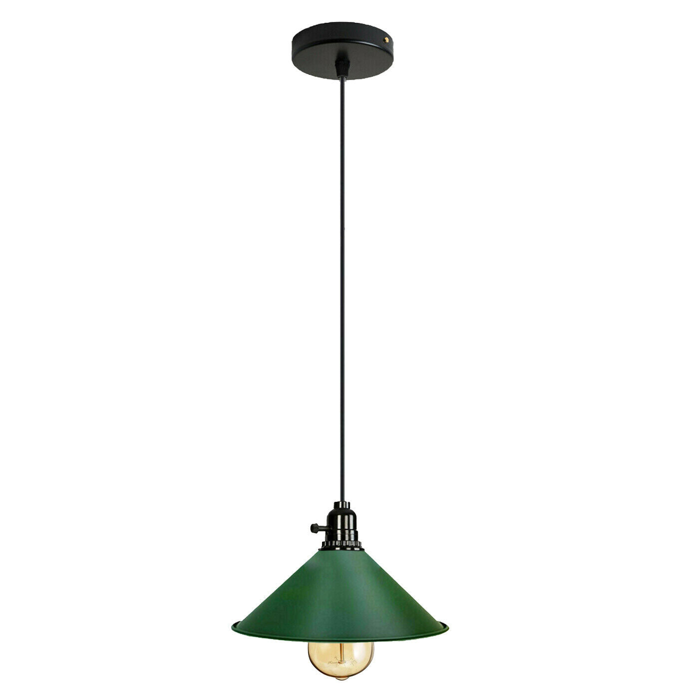 Vintage Industrial Metal Ceiling Pendant Shade Modern Hanging Retro Lights~2056 - LEDSone UK Ltd
