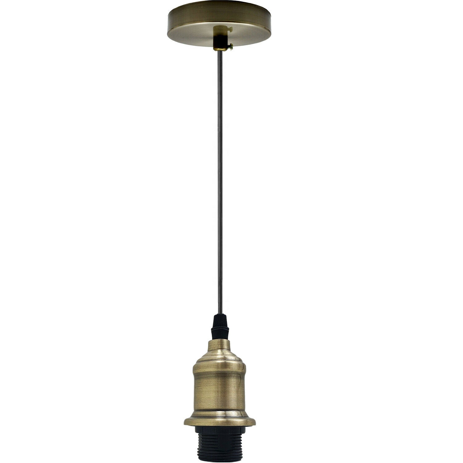 New E27 Ceiling Rose Light Fitting Vintage Industrial Pendant Lamp Bulb Holder~2074 - LEDSone UK Ltd