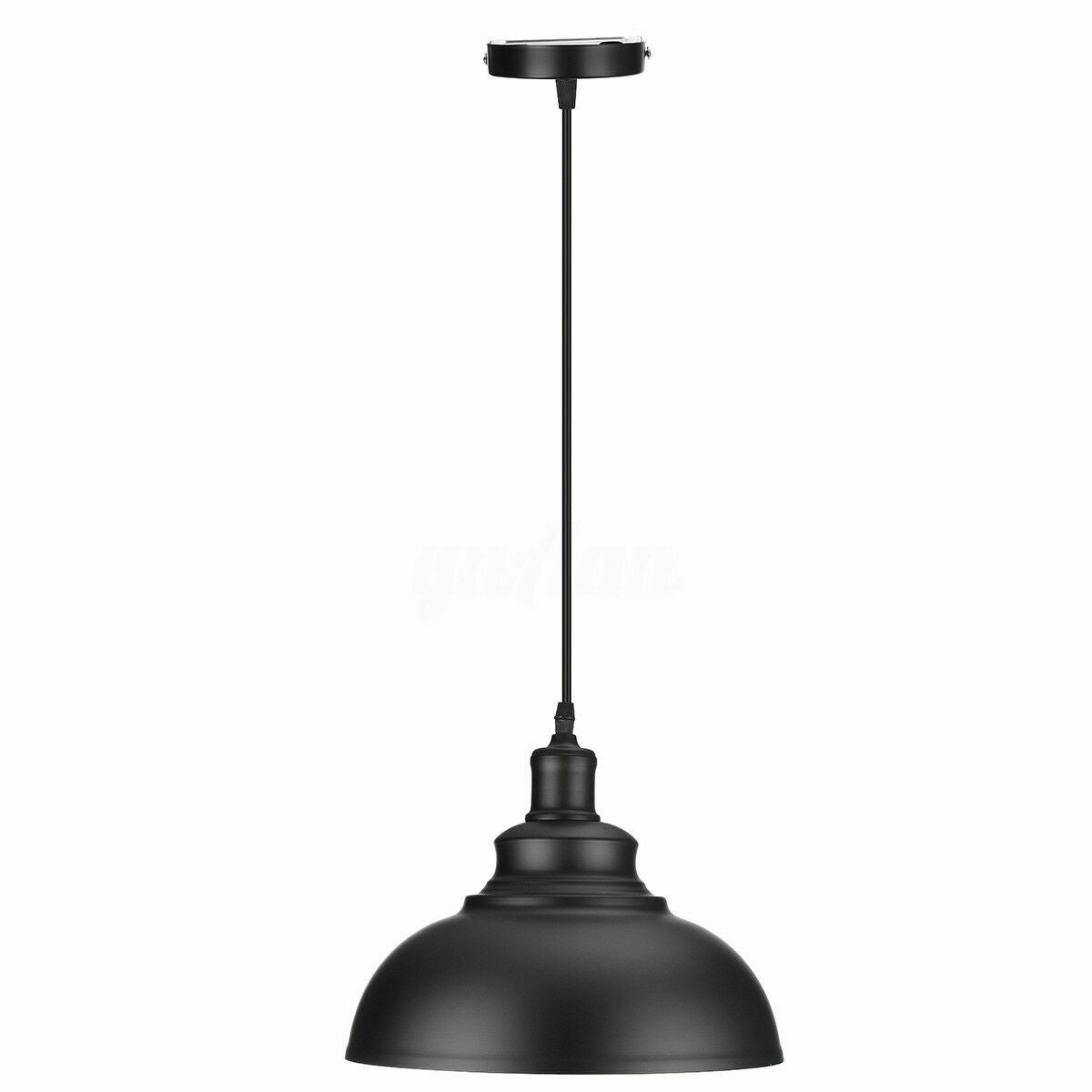 3 Pack Vintage Industrial Retro Ceiling Pendant Light Lampshade Black Metal Light Shade - Shop for LED lights - Transformers - Lampshades - Holders | LEDSone UK